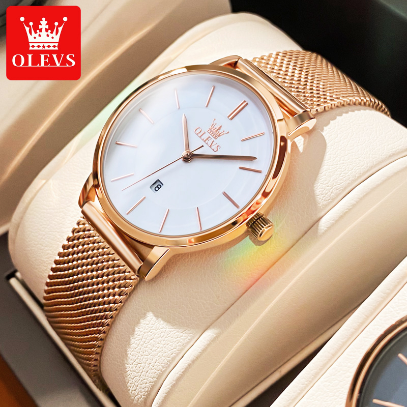 Luxury Watch Display Case - OLEVS zegarki dla kobiet wodoodporny zegarek