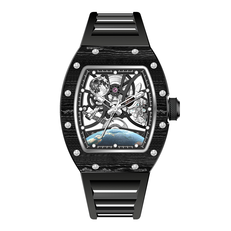 Luxury Watch Trading - Zegarek mechaniczny Barrel Hollow męski Richard,