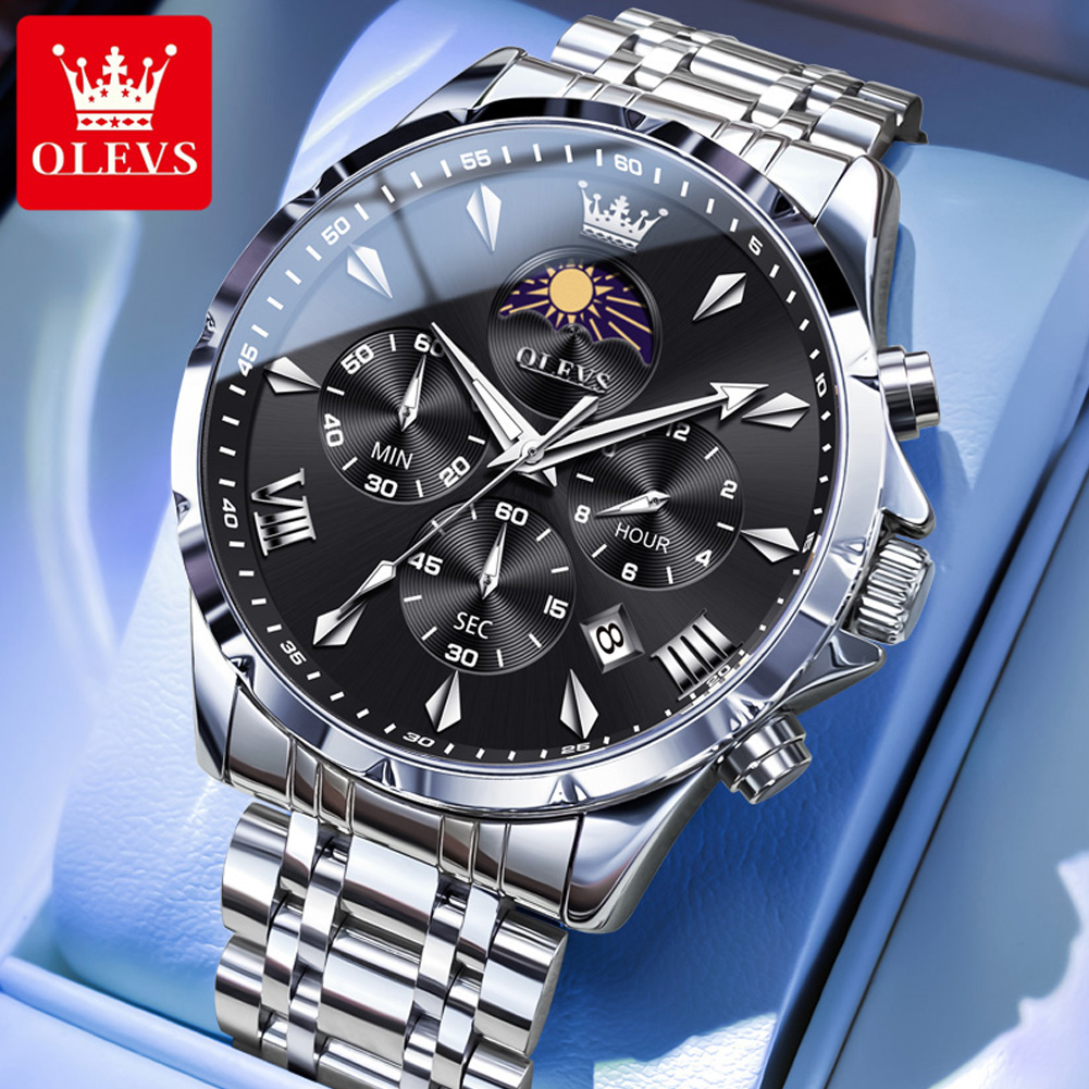 Luxury Watch Magazine - Zegarek męski OLEVS 3653 z kalendarzem