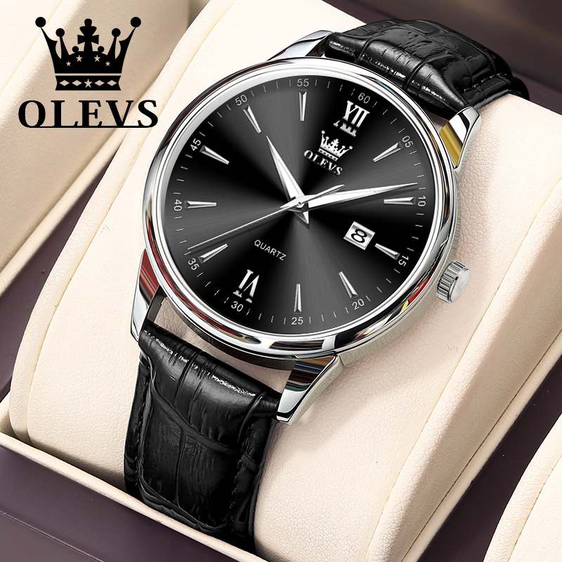 Luxury Watch Holder For Men - OLEVS Kwarcowy męski zegarek Modny biznesowy