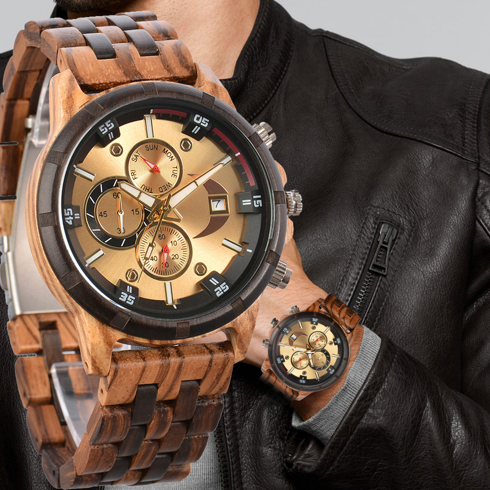 Luxury Watch Magazine - Zegarki męskie Drewniany pasek do zegarka