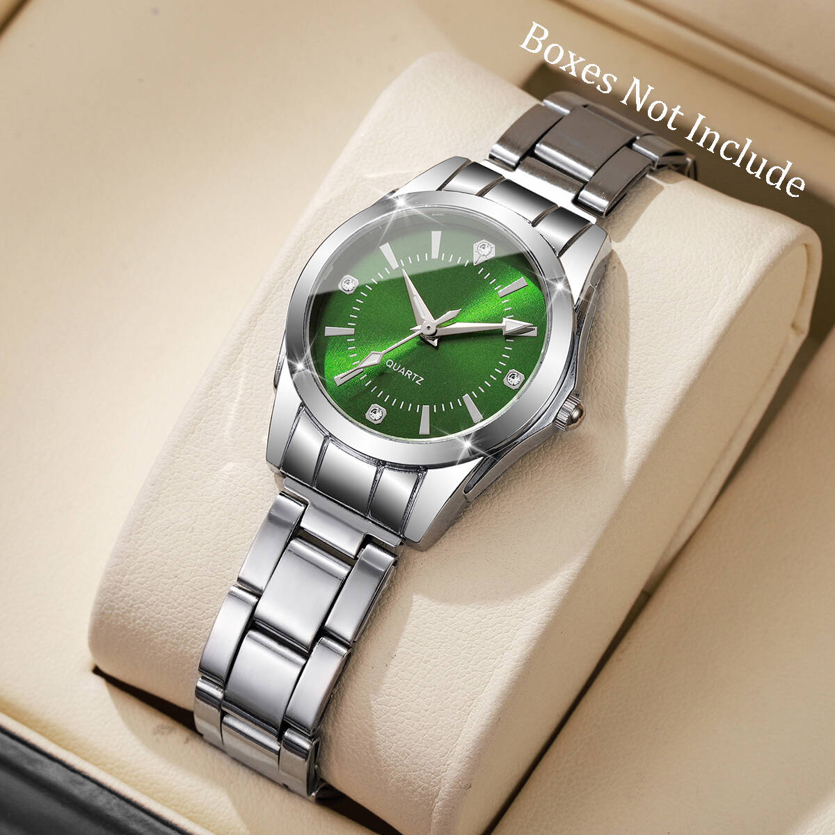 Luxury Watch Display Case - Luksusowe damskie zegarki z cyrkoniami, codzienne