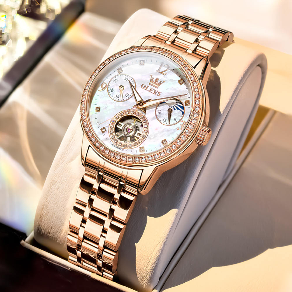 Luxury Watch Moon Phase - Zegarki damskie OLEVS, luksusowa marka, modna