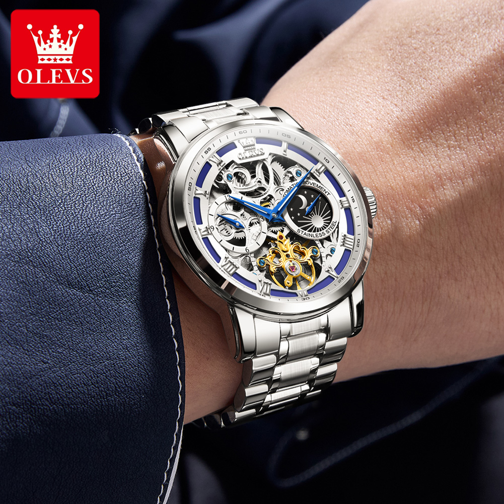 OLEVS 6670 Oryginalny Męski Ze – Luxury Watch Moon Phase recenzja i cena