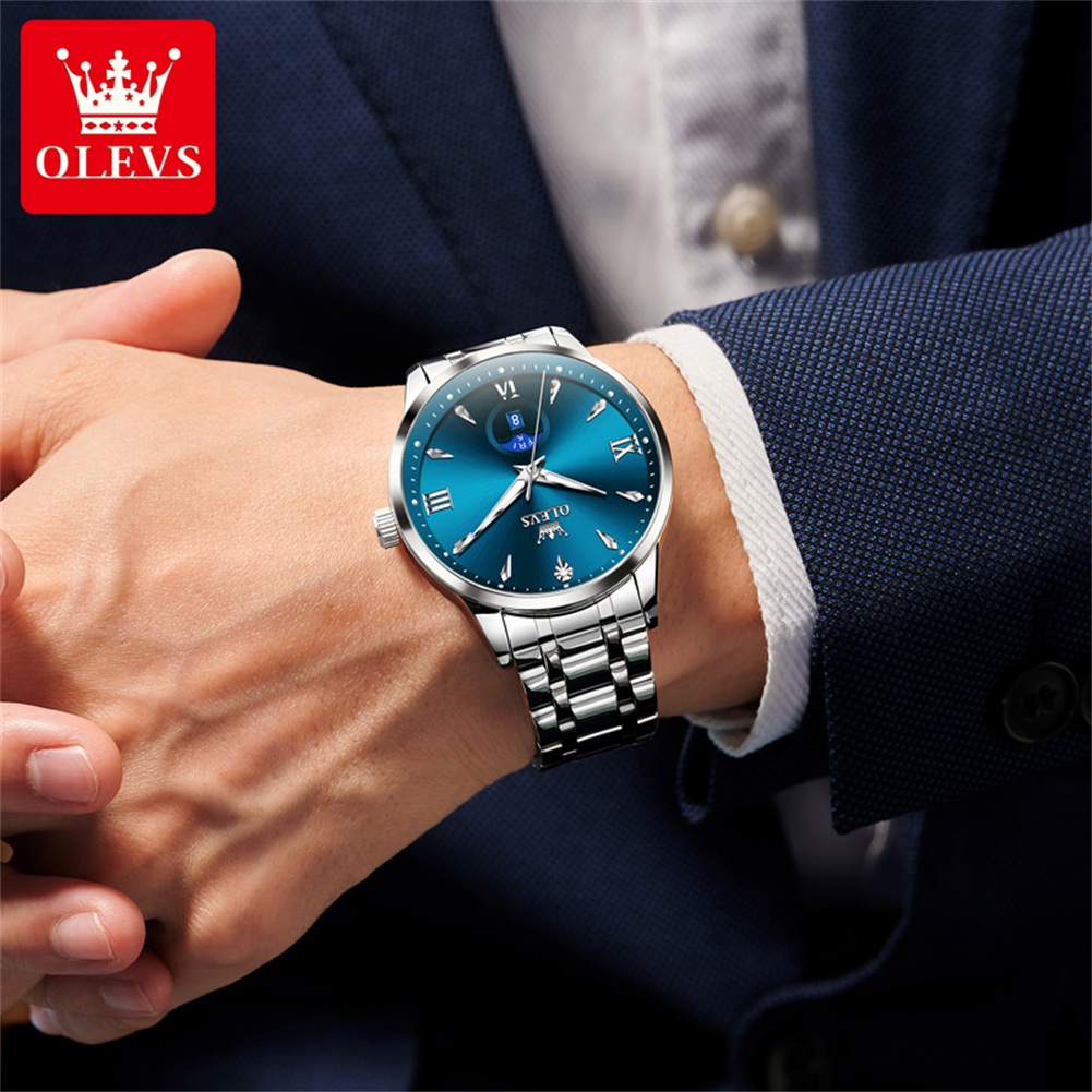 OLEVS Moon Phase męskie zegark – Luxury Watch Moon Phase recenzja i cena