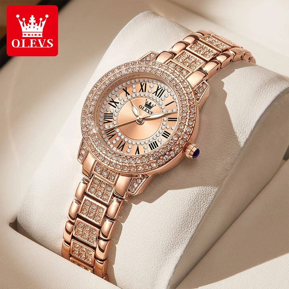 OLEVS 9943 luksusowy cały diam – Luxury Watch For Sale recenzja i cena