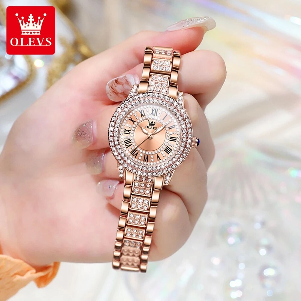 OLEVS 9943 luksusowy cały diam – Luxury Watch For Sale recenzja i cena