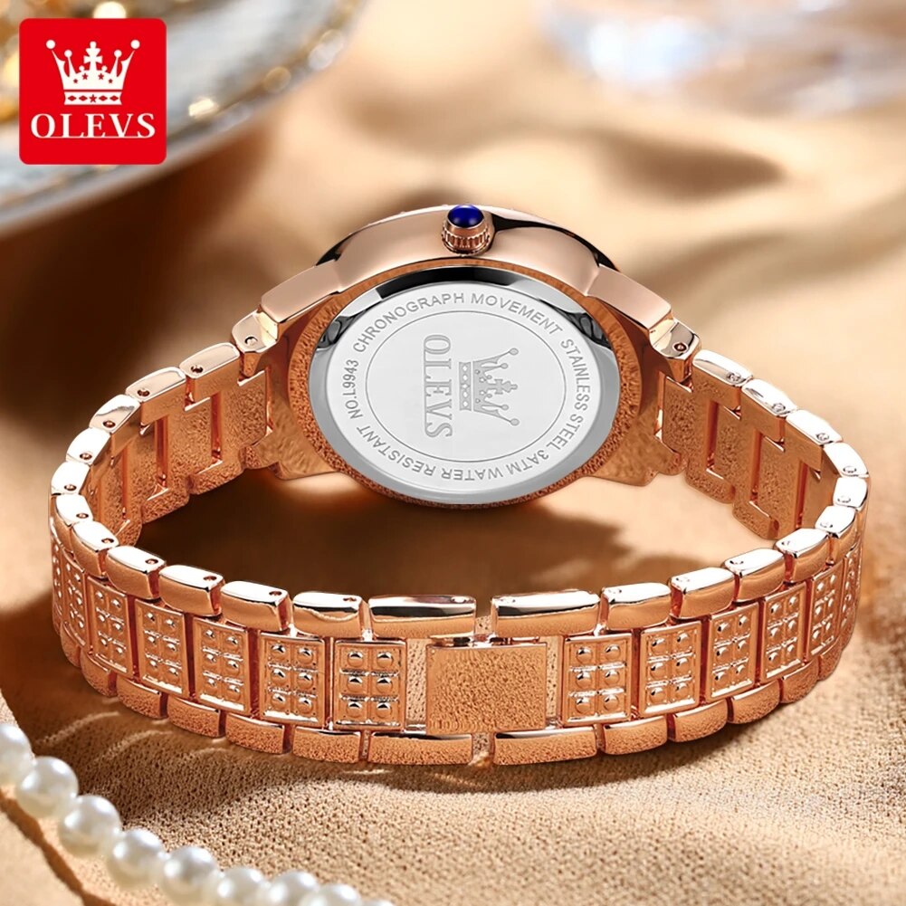 OLEVS 9943 luksusowy cały diam – Luxury Watch For Sale recenzja i cena