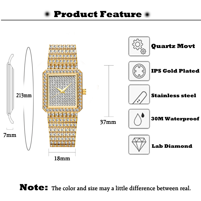 MISSFOX diamentowy zegarek dla – Luxury Watch Brand For Women recenzja i cena