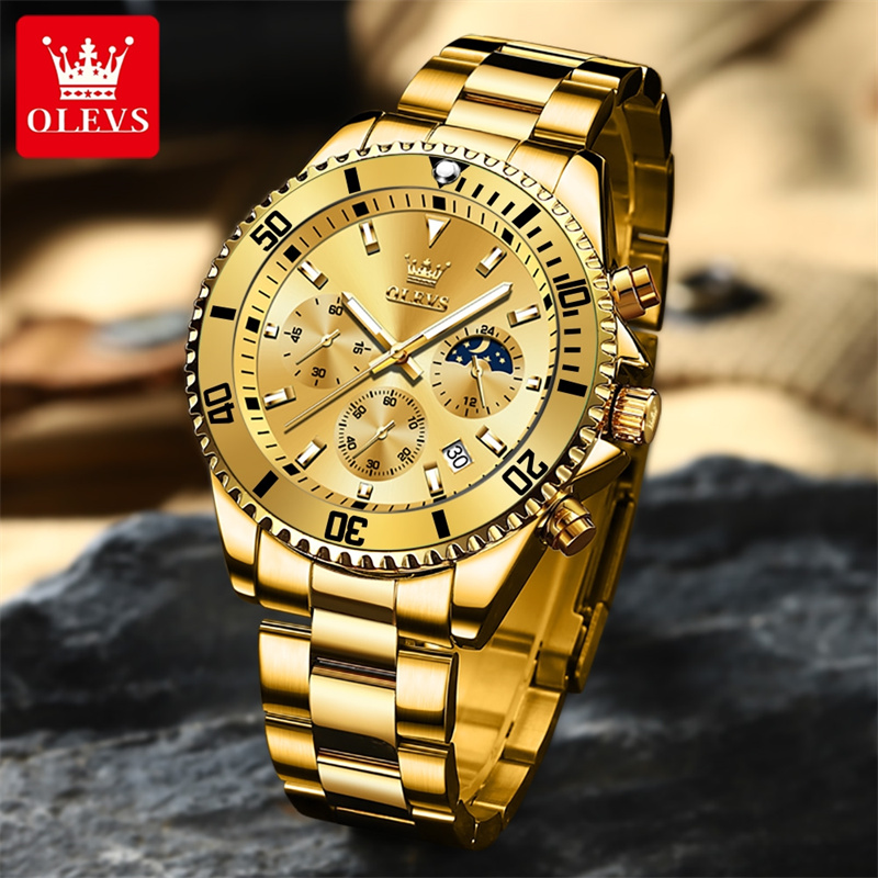 OLEVS zegarek męski Top marka  – Luxury Watch Magazine recenzja i cena