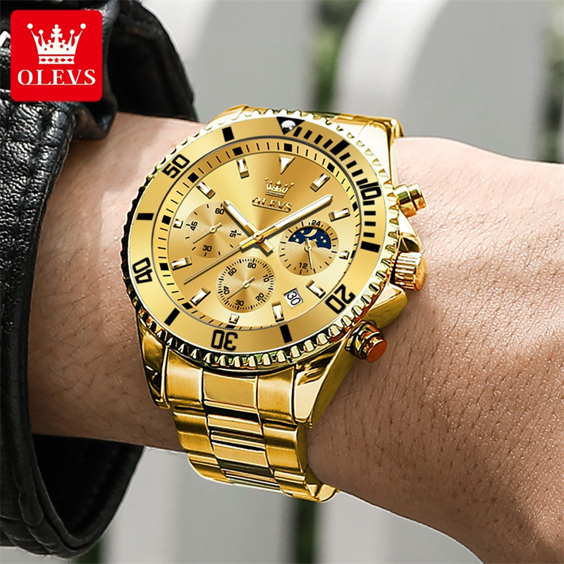 OLEVS zegarek męski Top marka  – Luxury Watch Magazine recenzja i cena