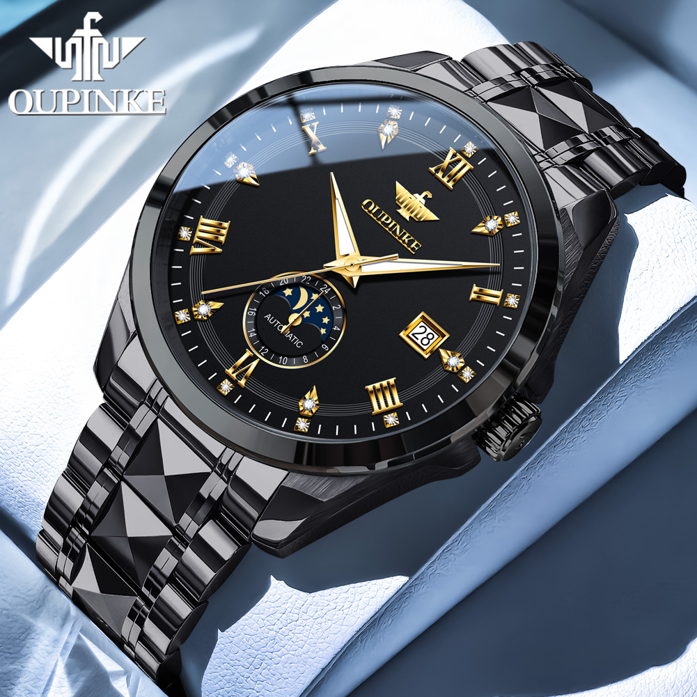 OUPINKE 3265 męski zegarek z f – Luxury Watch Moon Phase recenzja i cena