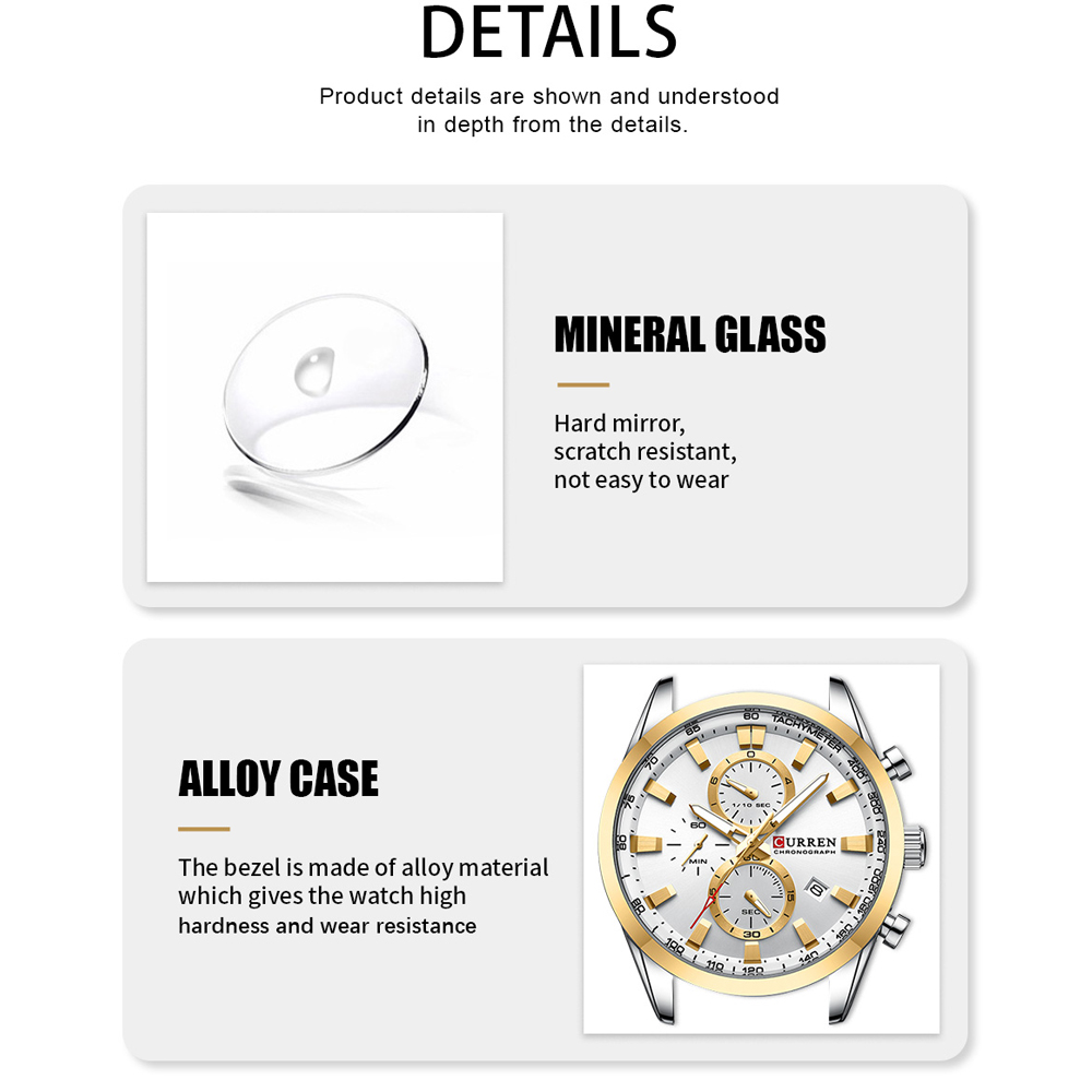 CURREN Luksusowy Chronograf Wo – Luxury Watch Audemars Piguet recenzja i cena