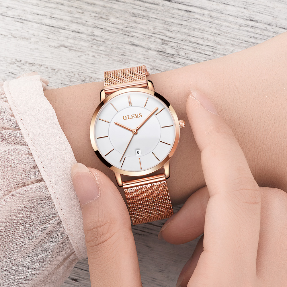 OLEVS zegarki dla kobiet wodoo – Luxury Watch Display Case recenzja i cena