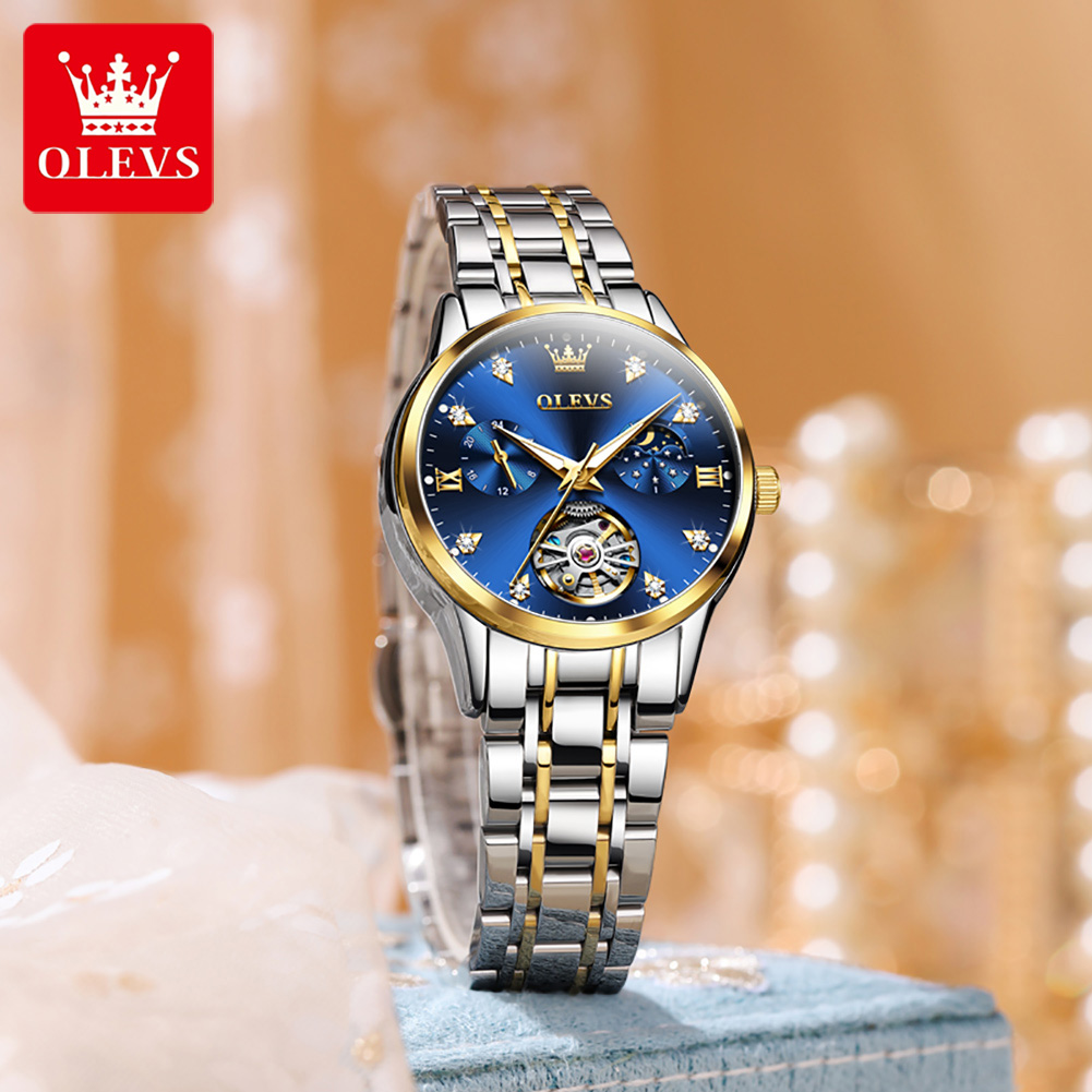 Zegarki damskie OLEVS Luksusow – Luxury Watch Moon Phase recenzja i cena