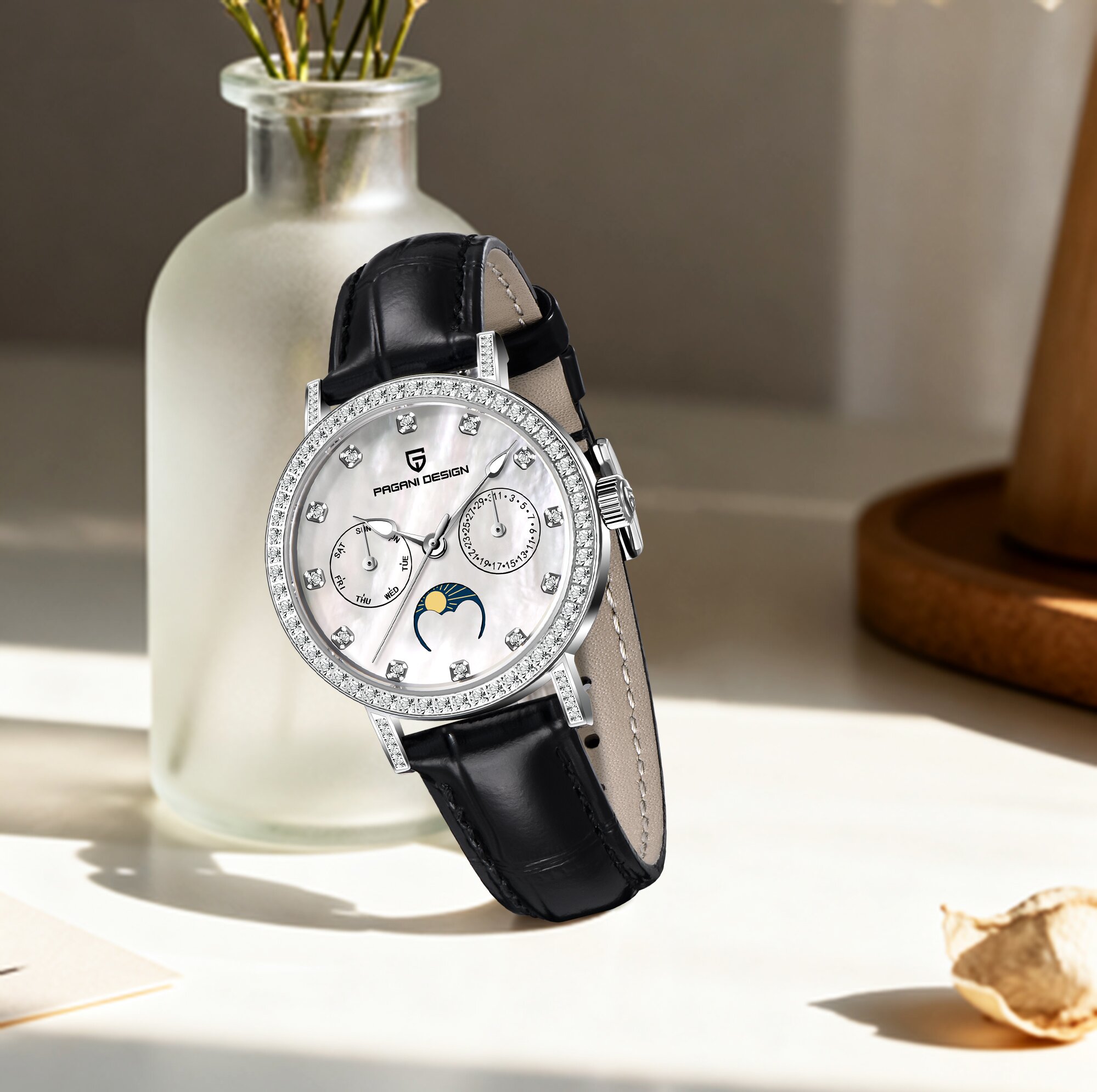 Zegarek damski PAGANI DESIGN E – Luxury Watch Moon Phase recenzja i cena