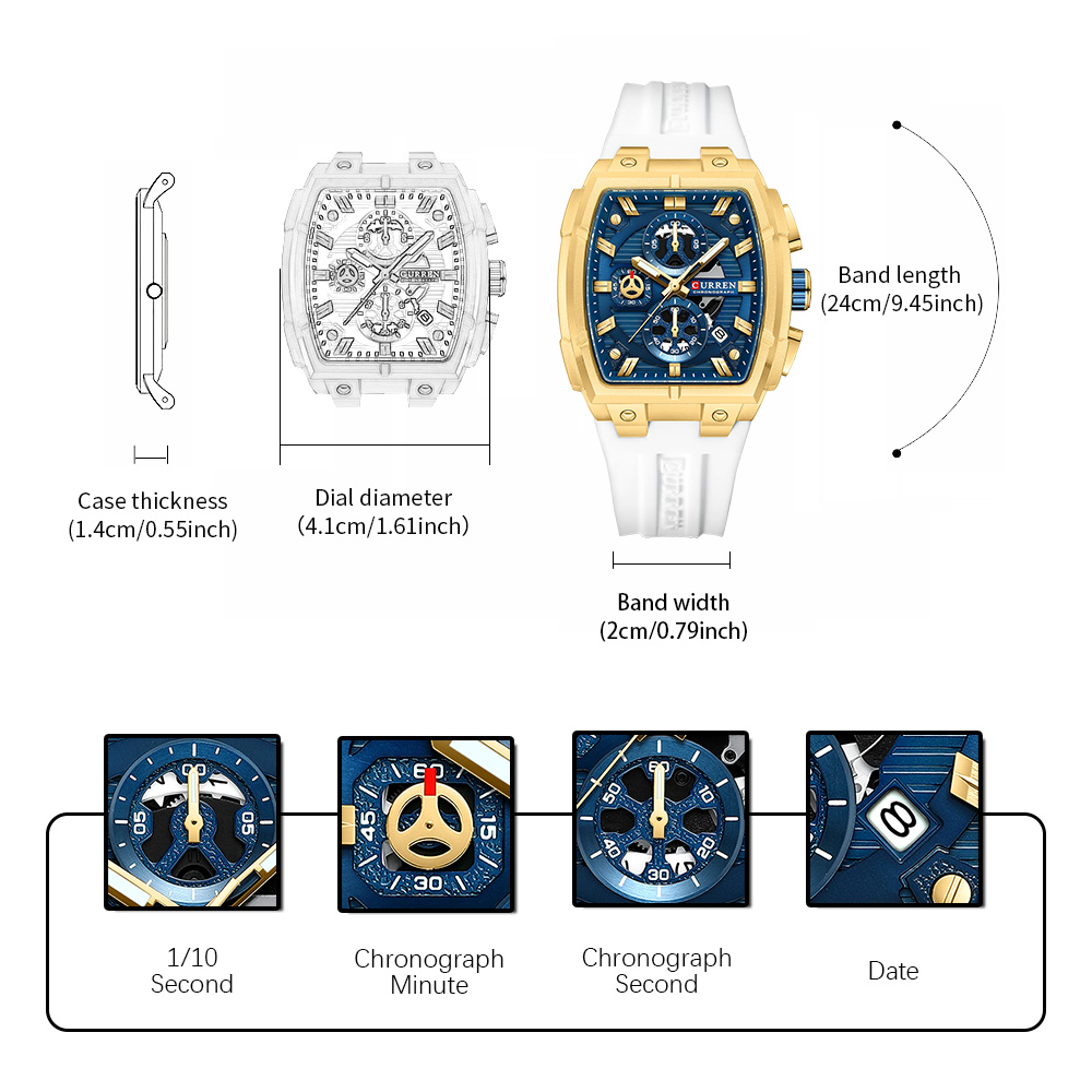 CURREN Luksusowy Zegarek Męski – Luxury Watch Business recenzja i cena