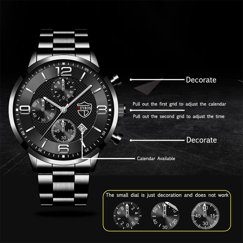 zegarek męski Marka moda zegar – Luxury Watch Holder For Men recenzja i cena
