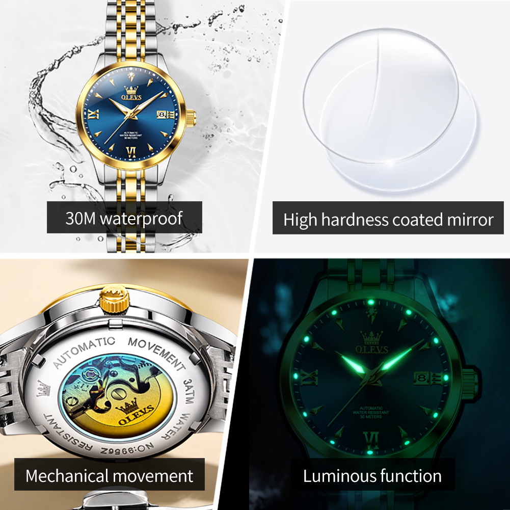 OLEVS 9956 Damski Zegarek Luks – Luxury Watch Moon Phase recenzja i cena