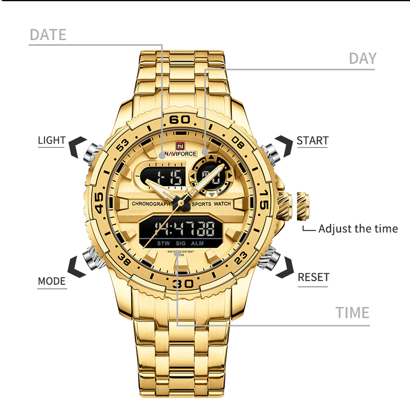 Zegarki kwarcowe NAVIFORCE męs – Luxury Watch Trading recenzja i cena