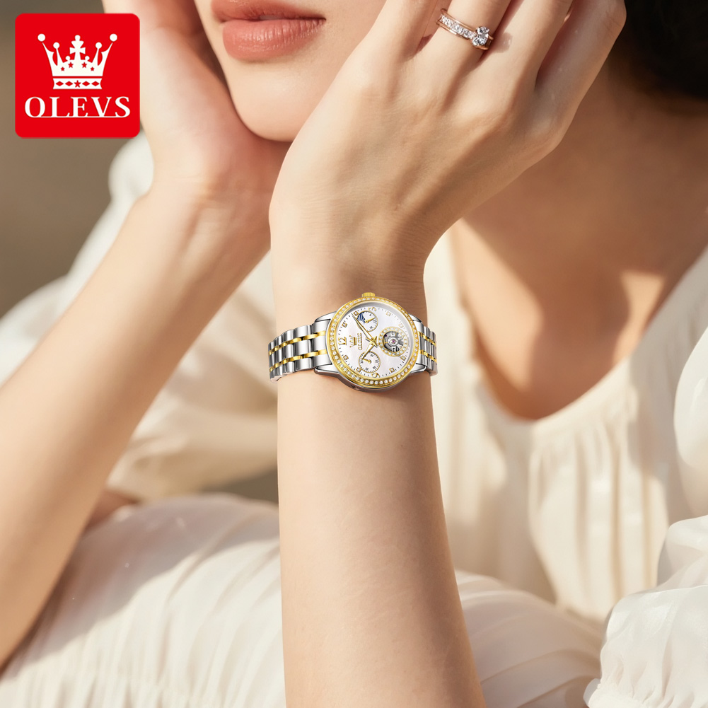 Zegarek automatyczny OLEVS dla – Luxury Watch Moon Phase recenzja i cena