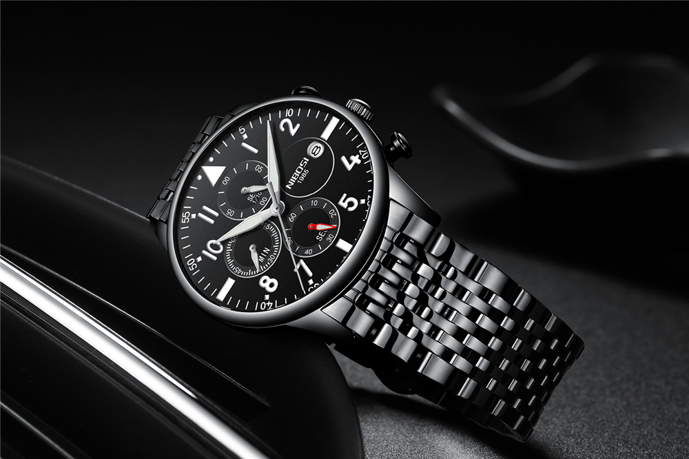 NIBOSI Modne Zegarki Męskie To – Luxury Watch Business recenzja i cena