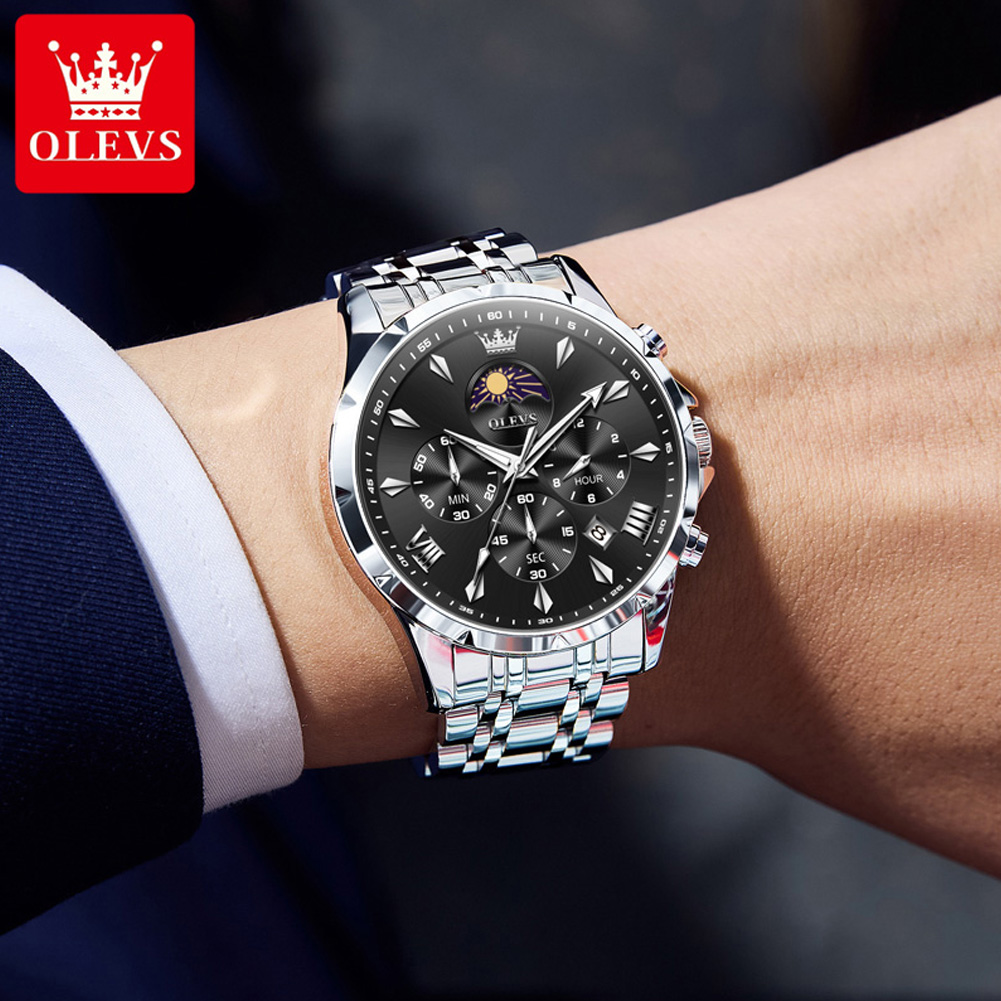 Zegarek męski OLEVS 3653 z kal – Luxury Watch Magazine recenzja i cena