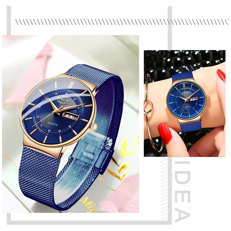 Zegarki Damskie LIGE Top Marka – Luxury Watch Brand For Women recenzja i cena
