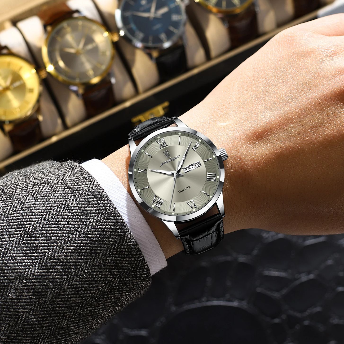 POEDAGAR Luksusowy Męski Zegar – Luxury Watch Audemars Piguet recenzja i cena