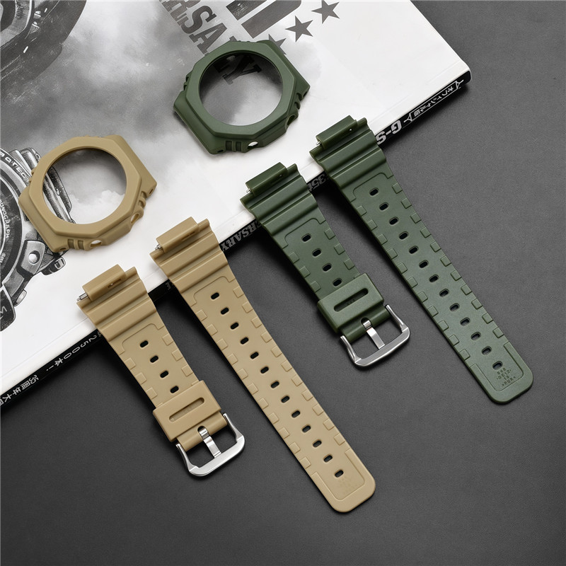 Gumowy pasek do zegarka, etui, – Casio Watch G-Shock Ga-2100 recenzja i cena