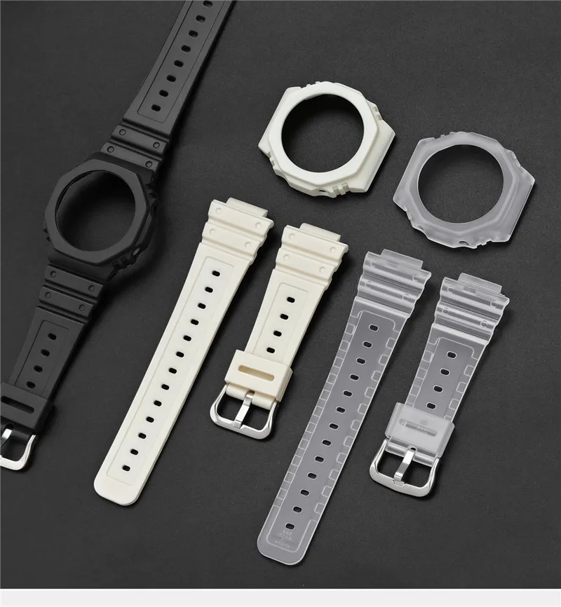 Gumowy pasek do zegarka, etui, – Casio Watch G-Shock Ga-2100 recenzja i cena