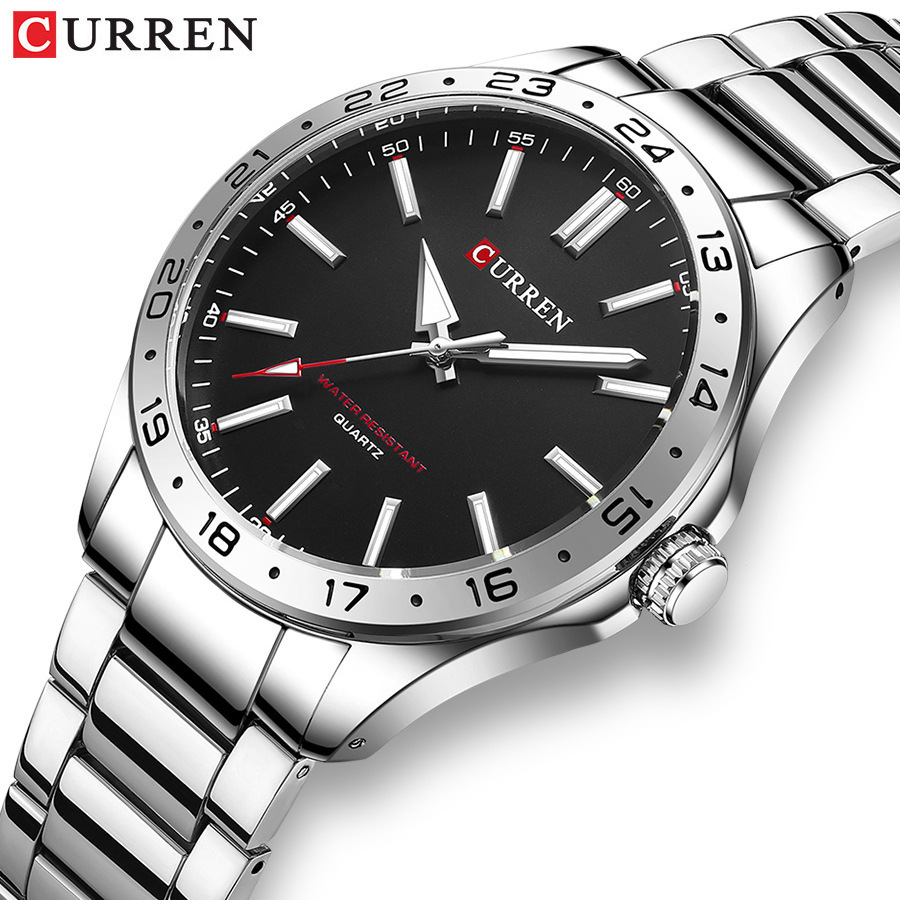 CURREN 8452 Srebrno-Biały Prez – Luxury Watch Audemars Piguet recenzja i cena