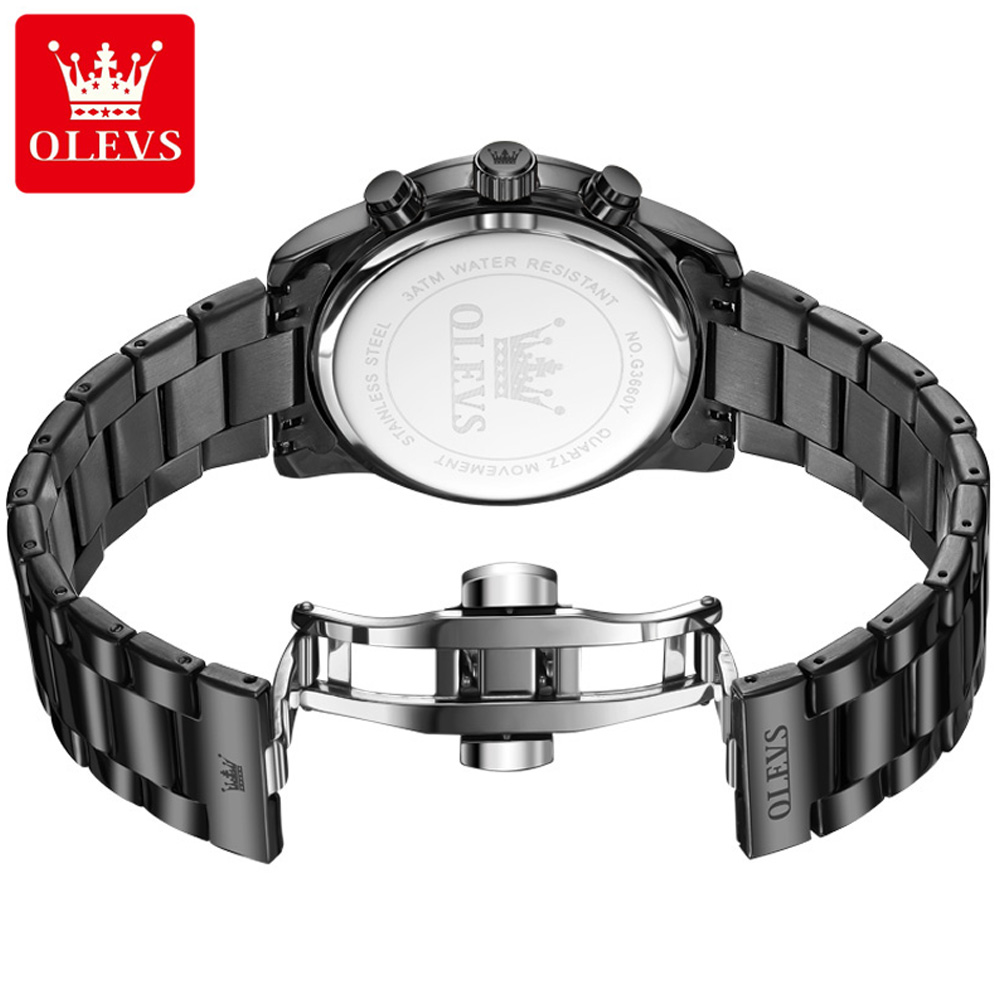 OLEVS Oryginalne modne męskie  – Luxury Watch Moon Phase recenzja i cena