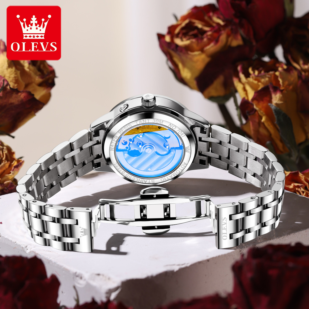 OLEVS 7041 Elegance Moon Phase – Luxury Watch Moon Phase recenzja i cena