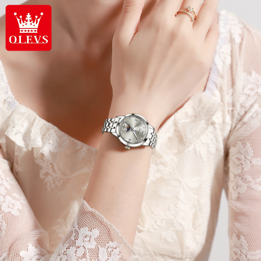 OLEVS 7041 Elegance Moon Phase – Luxury Watch Moon Phase recenzja i cena