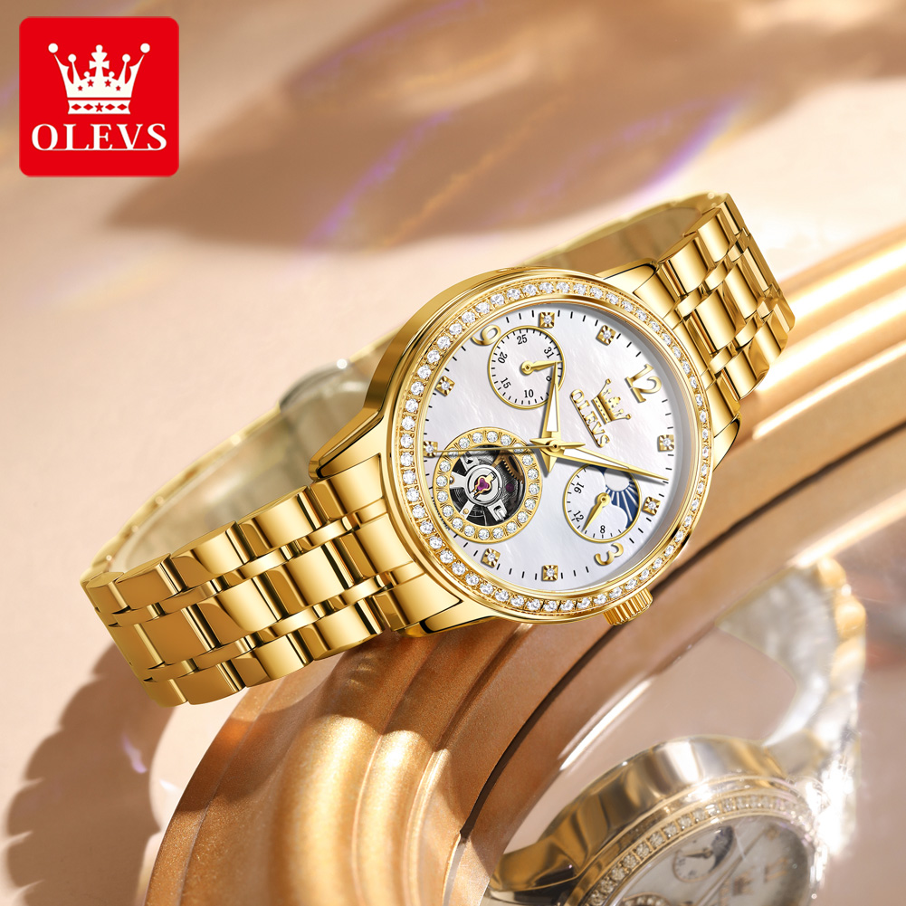 OLEVS 6750 Automatyczny Zegare – Luxury Watch Moon Phase recenzja i cena