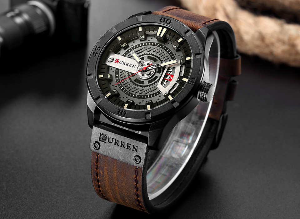Luksusowy zegarek marki CURREN – Luxury Watch Holder For Men recenzja i cena