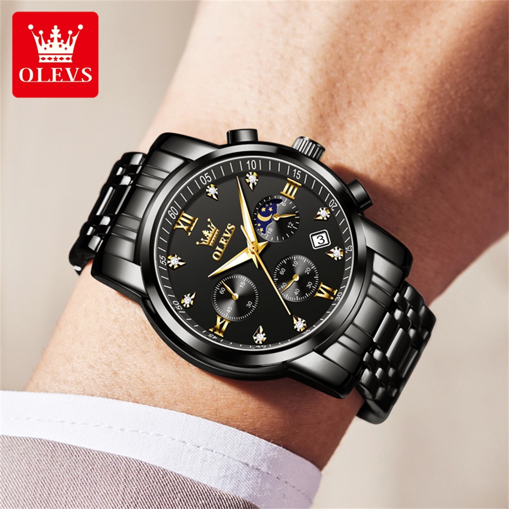 OLEVS Popularne męskie zegarki – Luxury Watch Business recenzja i cena