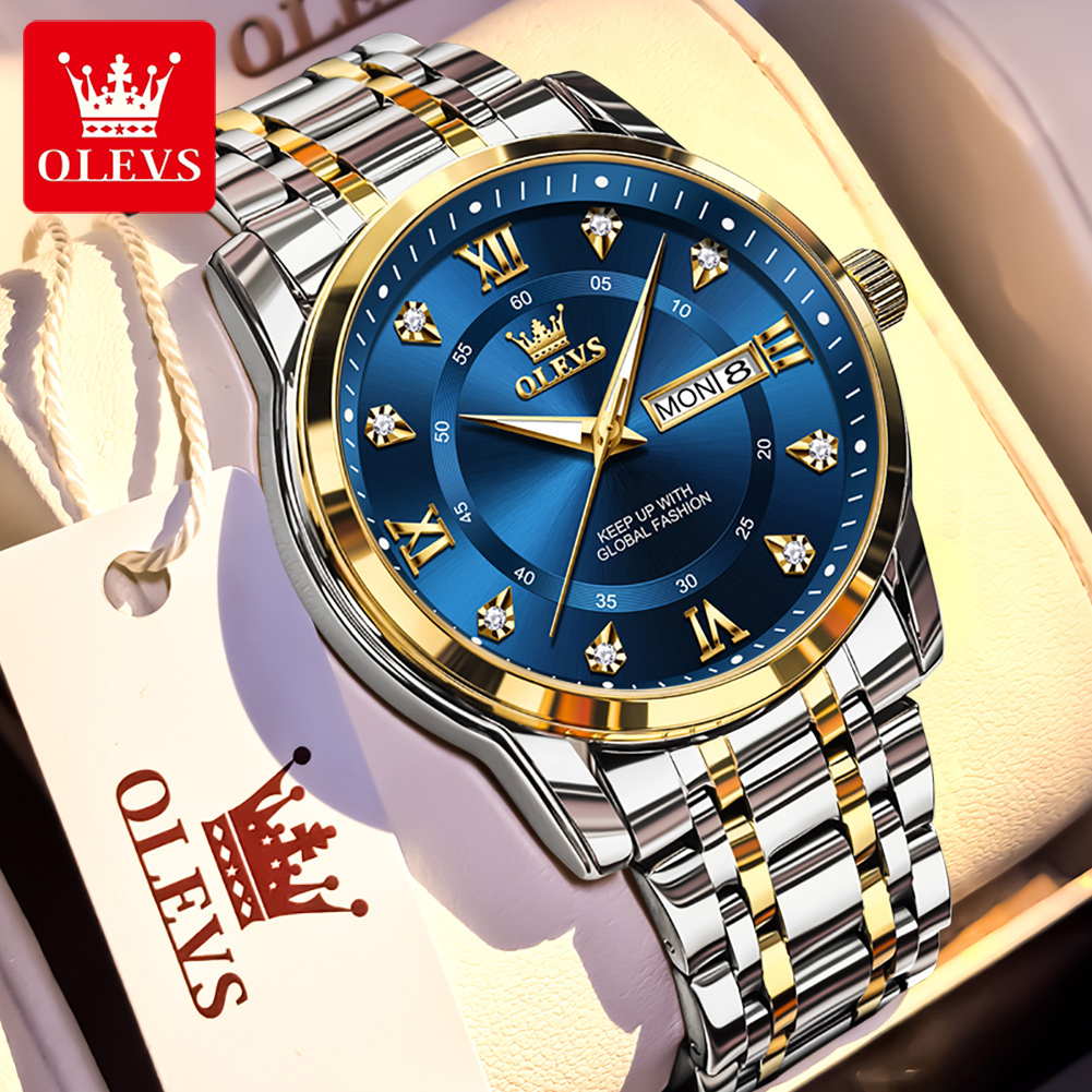 OLEVS Marka Modne męskie zegar – Luxury Watch Business recenzja i cena