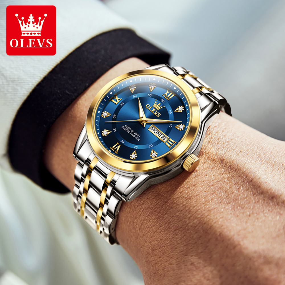 OLEVS Marka Modne męskie zegar – Luxury Watch Business recenzja i cena