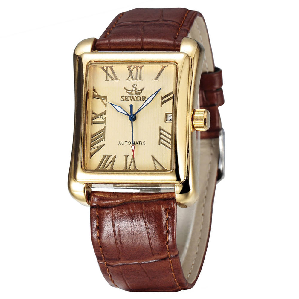 SEWOR Top marka luksusowe męsk – Cartier Watch Santos recenzja i cena