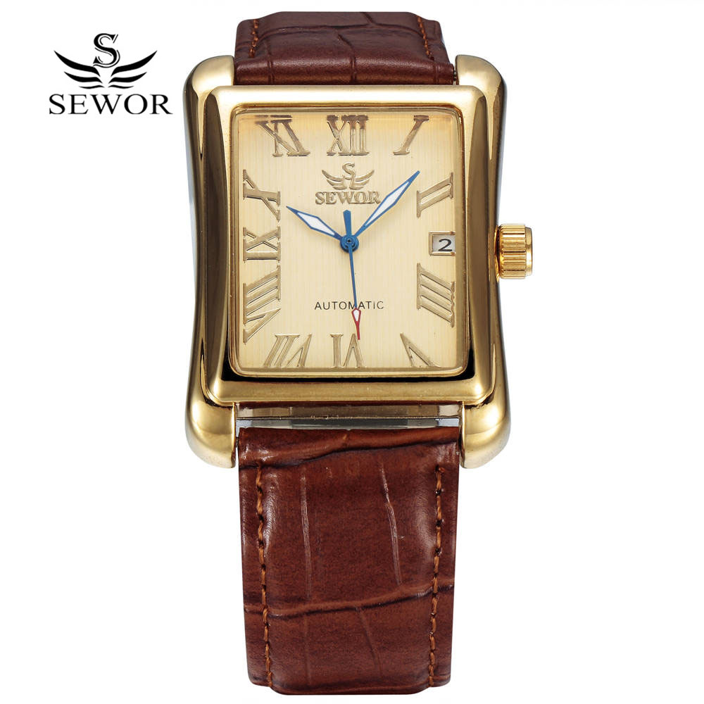 SEWOR Top marka luksusowe męsk – Cartier Watch Santos recenzja i cena