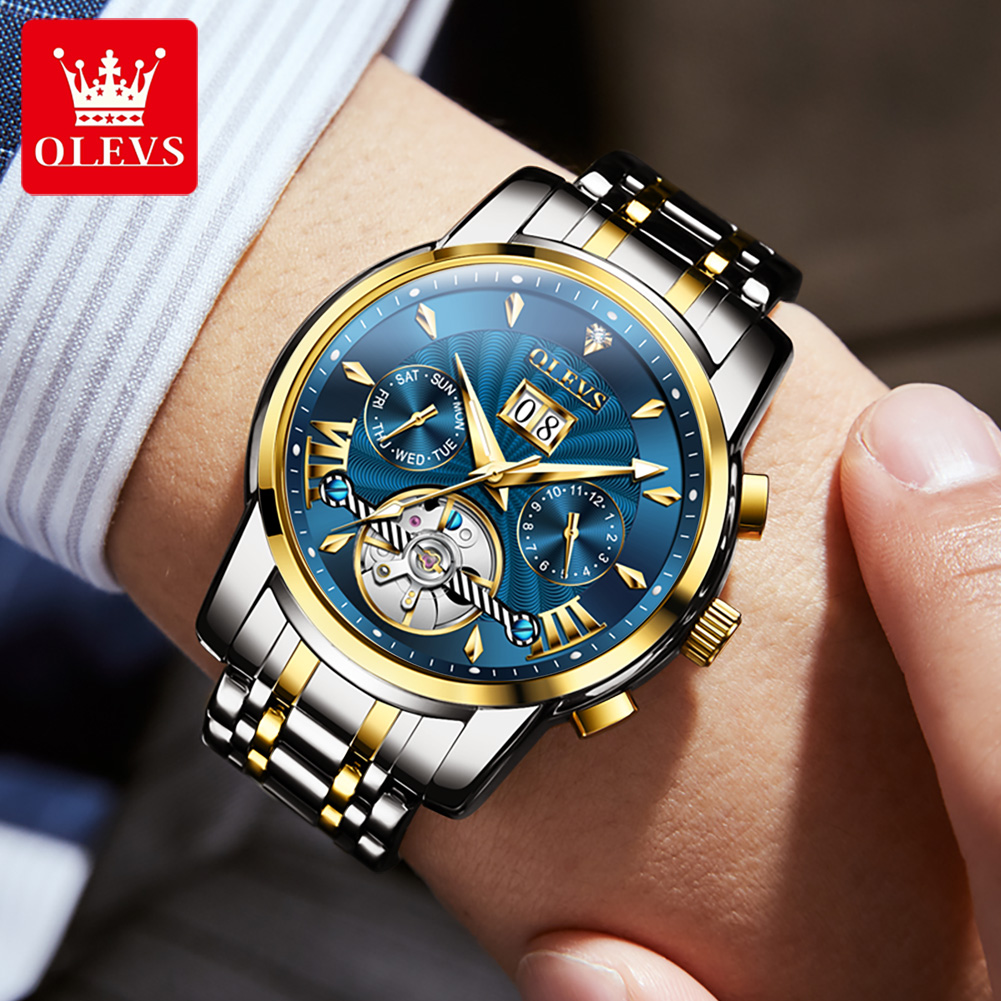 Zegarki męskie OLEVS, luksusow – Luxury Watch Business recenzja i cena