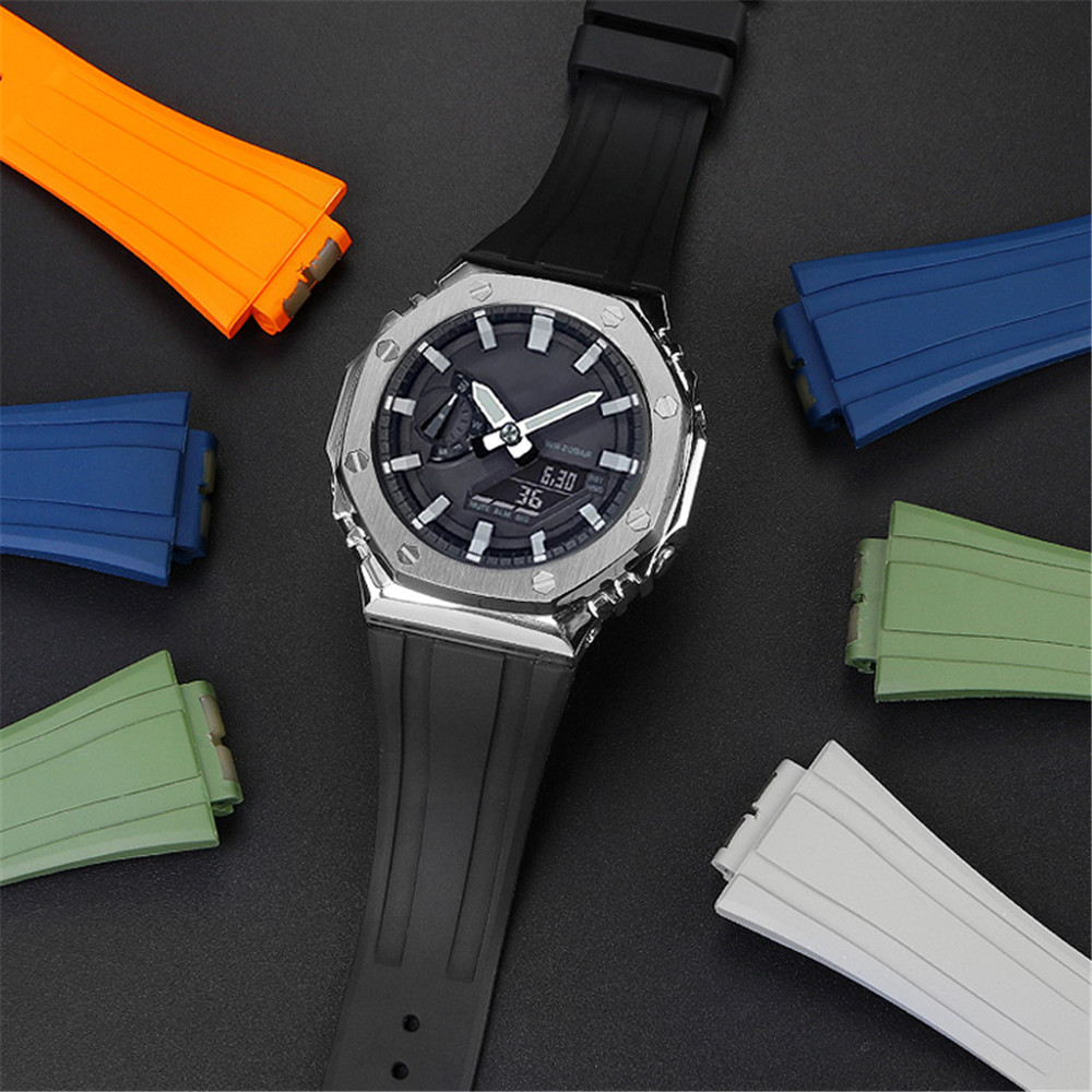 Premium Fluoro gumowy pasek do – Casio Watch G-Shock Ga-2100 recenzja i cena