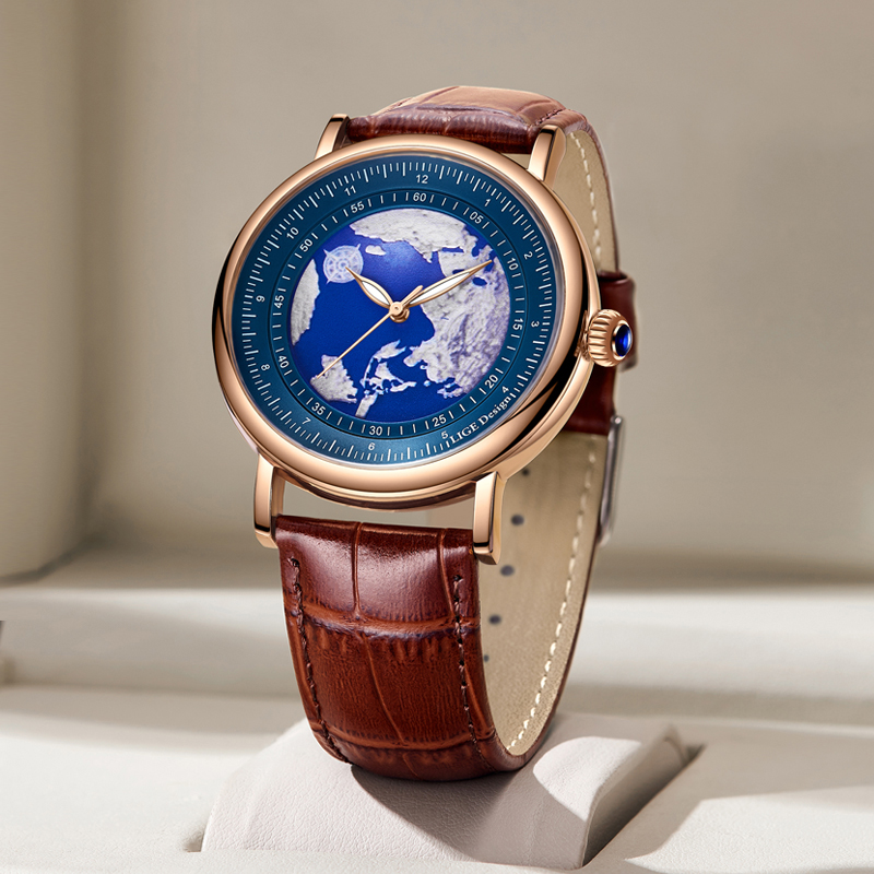 LIGE 2026 Nowy Luksusowy Zegar – Luxury Watch Holder For Men recenzja i cena