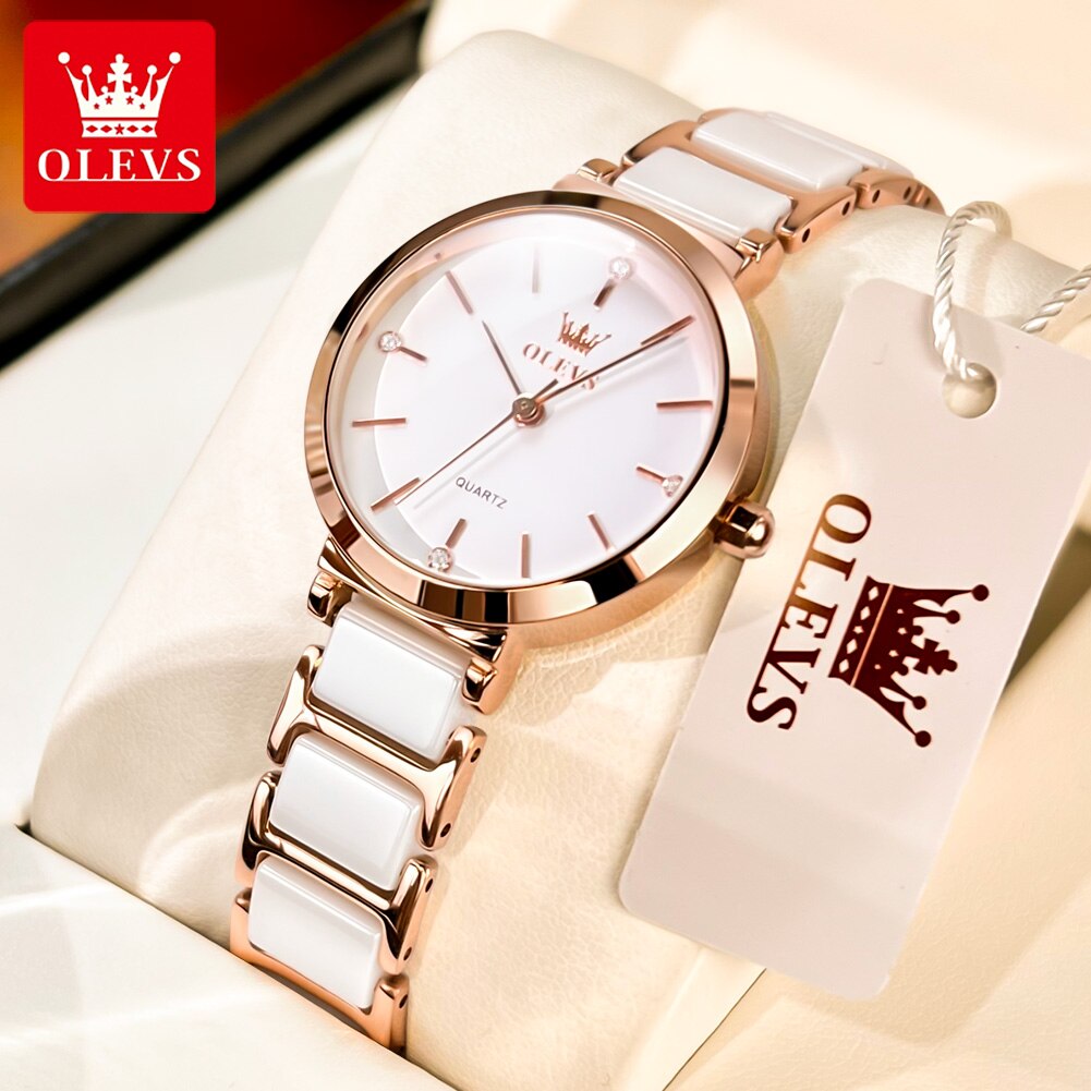 OLEVS modne zegarki damskie Re – Luxury Watch For Sale recenzja i cena